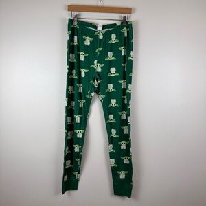 Hanna Andersson Disney Star Wars Mandalorian The Child Long John Bottoms LARGE